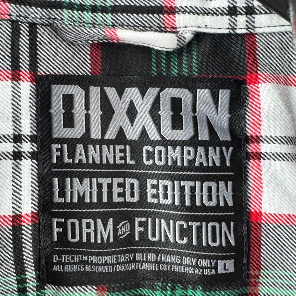 Dixxon Flannel Co Shirt Mens Large Snap On Tools Button Up Long Sleeve Workwear - Picture 4 of 11